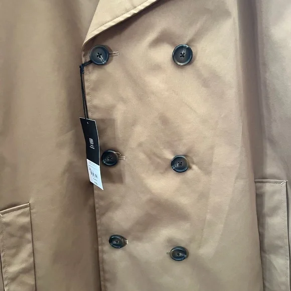 J. Ferrar Mens Midweight trench coat - Picture 4 of 7